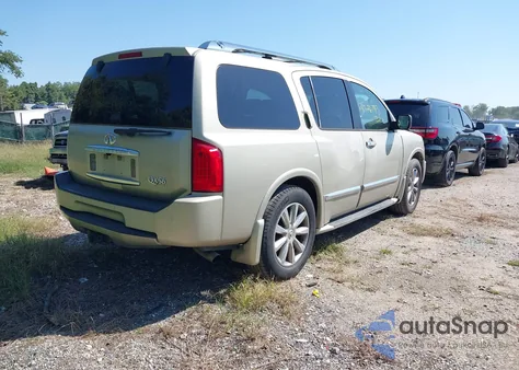 2008 Infiniti Qx56 z USA, uszkodzony, nr VIN 5N3AA08D18N901985